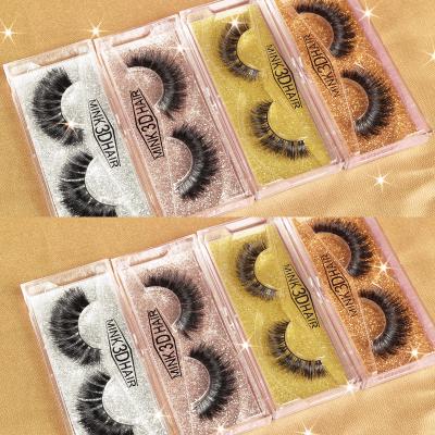 China 2020 best selling long style super flexible soft 3d mink whips 100% real 3d mink whips with regular case for sale