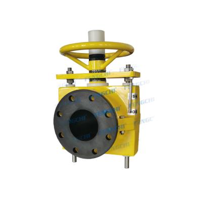 China General Manual Pinch Valve Manual Override Valve for sale