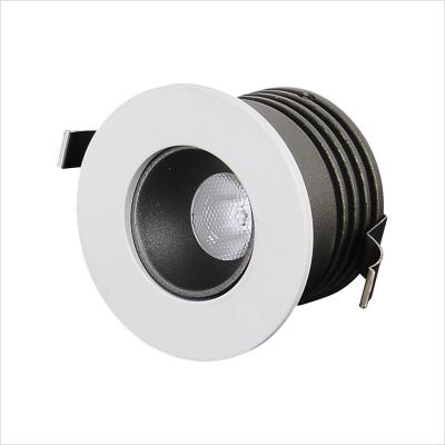 China Bridgelux Modern COB Lamp 3W Round Fixture Round LED Indoor Spot Lighting for sale