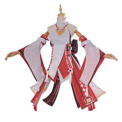 China Polyester Genshin's Impact Yae Miko Cosplay Costume Guuji Yae Fancy Game Suits Team Halloween Costumes For Women for sale