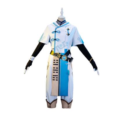 China Polyester Game Genshin Impact Chongyun Cosplay Costume Equipment Halloween Party Uniform Costume for sale