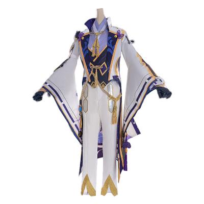 China Polyester Game Genshin Impact Kamisato Ayato Cosplay Costume Anime Halloween Uniform Costumes for sale