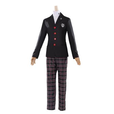 China Polyester Person 5 Cosplay Costume Ren Amamiya School Uniform Full Set for sale