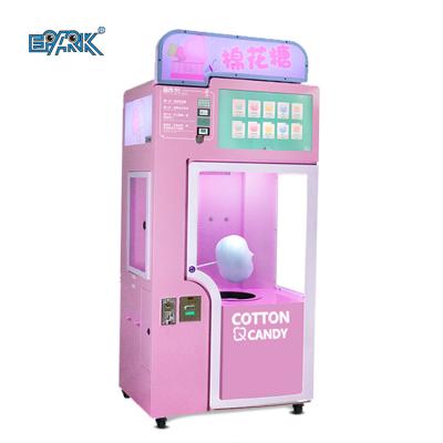 China Commercial sourcing smart commercial pink silk making automatic cotton candy vending machine cotton candy robot machine for sale