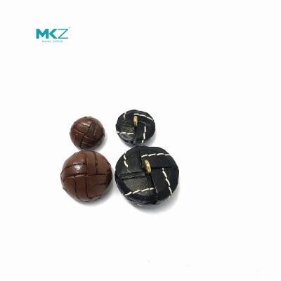 China Low Moq Viable Mkz Womens Buttons For Coat Customizable Leather Button From China Supplier for sale