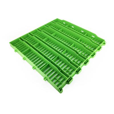 China PP Customized Anti Slip Plastic Interlocking PP Drain Floor Tile For Kitchen Flooring Grating Mat for sale