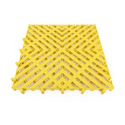 China Factory Price PP Plastic Workshop Removable Interlocking Rubber Floor Grating Mats Mold Manufacturer for sale