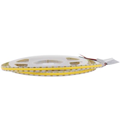 China DC 12V/24V 8mm Easy Installation 400 leds/m 10mm 180 Degree High Density Dotless COB Dotless PCB Led Extremely Smooth Flexible COB LED Strip for sale