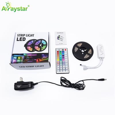 China LANDSCAPE Amazon Hot Selling Mobile App Controlled RGB Color LED Strip Set Dreamy Color Changing Smart AC LED Strip for sale