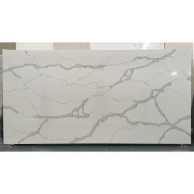 China Calacatta Modern White Marble Quartz Countertops Slab Price for sale