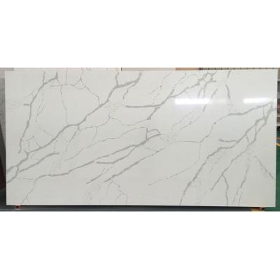 China White Supplier Modern Chinese Artificial Quartz Slab Stone Calacatta for sale