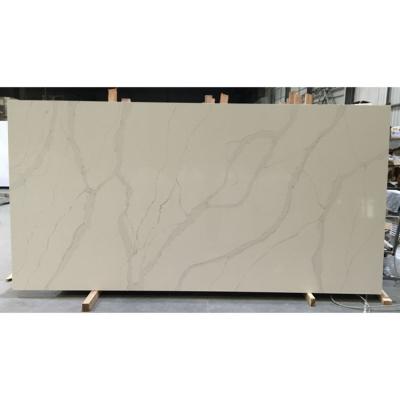 China 2020 new modern artificial calacatta kitchen quartz slabs countertop quartz top Calacatta for sale