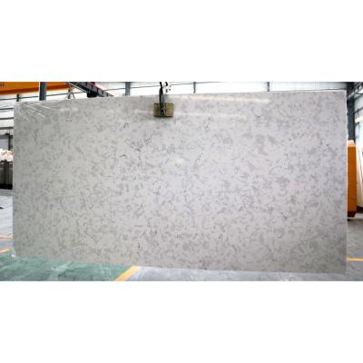 China Monroe Modern Synthetic Gray Quartz Marble Slabs For Countertops for sale