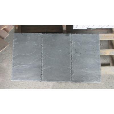 China Traditional Natural Stone Black Slate Roof Roofing Tile for sale