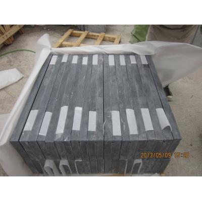 China Indoor and outdoor decoration honed bluestone countertops exterior blue lime new style customized for sale