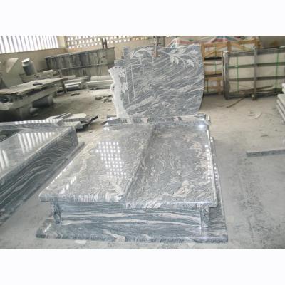 China Modern China Juparana Tombstone Modern Design and Monument for sale