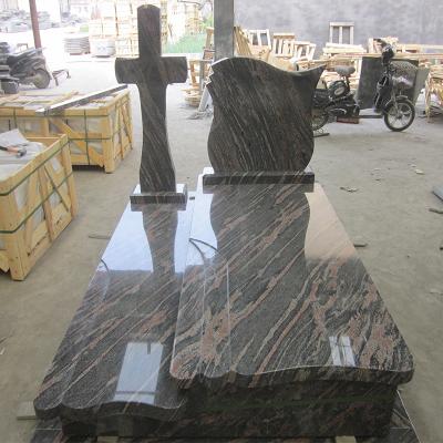 China China New Modern Cross Aurora Kart Headstones Original Pictures for sale