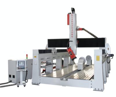 China Building Material Shops 5 Axis Large Size Foam Wood Mold Making CNC Router Machine for sale