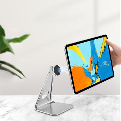 China Universal Metal 360 Rotation Table Mount Aluminum Alloy Adjustable Tablet Table Desk Stand For iPad for sale