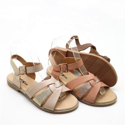 China Durable Buckle Strap Flat Summer Ladies Fashion Sandals for sale