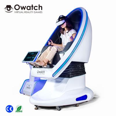 China Outdoor Playground China Manufacturer Amusement Towers Virtual Reality 1 Seats 9d vr Cinema With 100 Pcs 360 Degree Movies Inside for sale