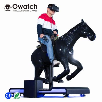 China VR Center 9d War Games Vr Horse Racing Virtual Reality Vr Shooting Simulator Vr Riding Vibrative Simulator for sale