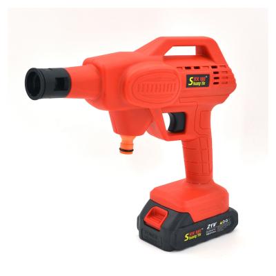 China Sell ​​well new type portable water pump with 21V high pressure water gun for sale