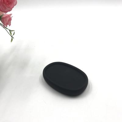 China Modern Black Ceramic Soap Dish Wholesale Accessories Liquid Dish Soap for sale