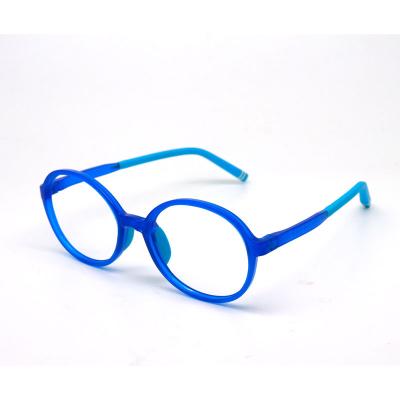 China Anti ray light optical glass kids blue light blocking glasses good quality blue eyewear round anti blue light eyewear for kids for sale