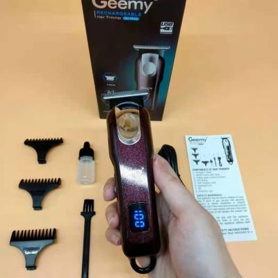 China GEEMY GM6662 Professional Rechargeable Car Hair Trimmer Electric Hair Clipper Shaving Trimmer for sale