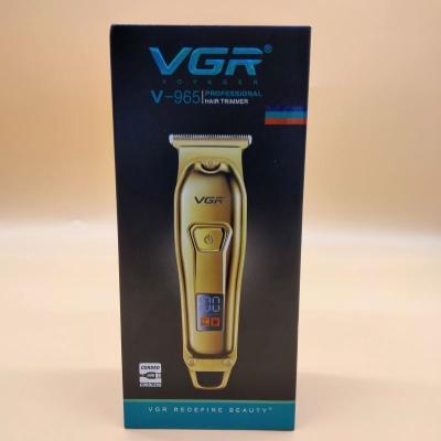 China Cordless Car Vgr V-965 Professional USB Rechargeable Barber Hair Clipper Electric Hair Trimmer For Men for sale