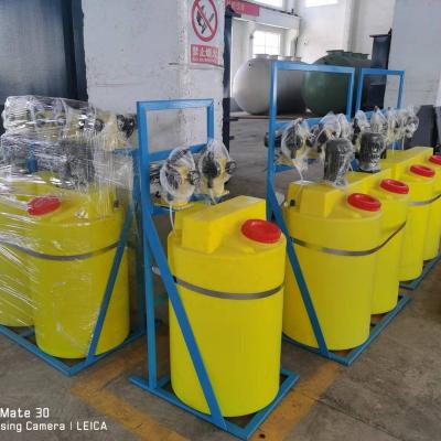 China Automatic Sewage Treatment Powder Chlorine Dosing Liquid Chemical Mixing System For Industrial for sale