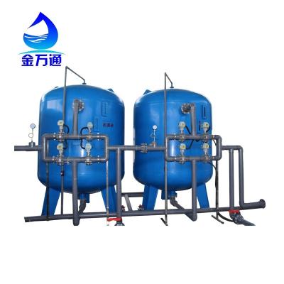 China Automatic suspended solid removal backwash sand filter carbon filter activated industrial softener quartz activated carbon filter for sale