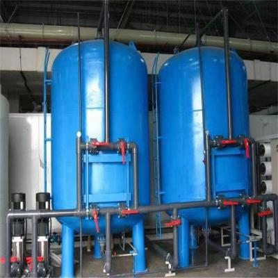 China Price 50m3 High Pressure Purification Media Color Removal Odor And Sand Color Removal Pool Sand System Multimedia Mbbr Activated Carbon Filter for sale