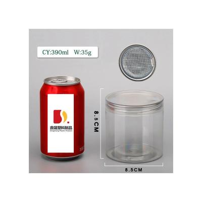 China 390ML Food Capacity Easy Tear Lid Design Supply Nut Direct Honey Sealed Storage Jar for sale