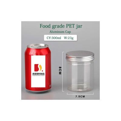 China High Quality Honey Aluminum Transparent Kitchen Capacity Food Cover 300ML Essential Jar for sale