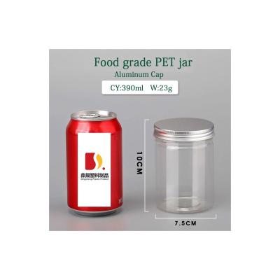 China Wholesale High Quality Moisture Proof Aluminum Lid 390ML Food Storage Hot Selling Transparent Custom Tank for sale