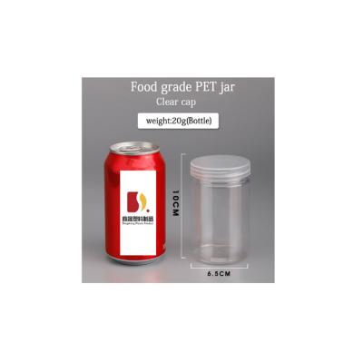 China Wholesale Food Size 290ml Various PET Plastic Can Finish Plastic Drink Can Food Jar Packaging for sale