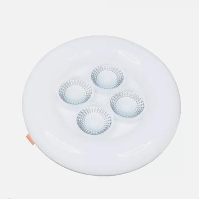 China Modern Plastic Housing Fixture Outdoor Dimmable Smart Recessed LED Downlight for sale