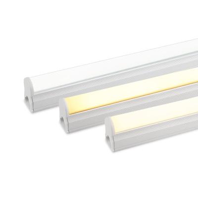 China Ac85-265v Desktop Led Linear Light 3ft 4ft 5ft Integrated Skd Led Tube Lamp 18w Raw Material T8 T5 Led Tube Light Fixtures With Stand for sale