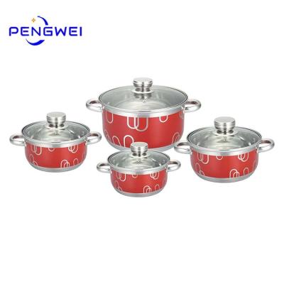 China Sustainable Plant Eco - Friendly 8 Pieces Cooking Pan Premium Quality Pot For Baking for sale