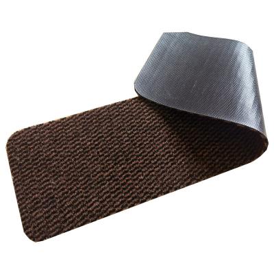 China Washable Home Use Double Ended Prevent Slippery Mat Stair Carpet Full Spread PVC Backing for sale