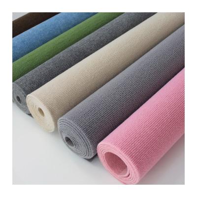 China 100% Washable Expoline Rug Polyester Rib Punch Needle Gray Blue Green Pink Color for sale