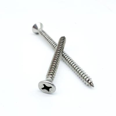 China Stainless Steel M4.2 m2 M3.5 3MM Phillips Flat Head Self Tapping Flat Screws from China Screw Manufacturer for sale