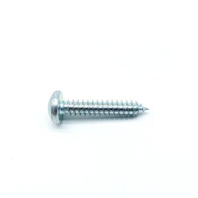 China Pan Galvanized Carbon Steel Din 7981 Phillips Drive Pan Head Self Tapping Screw For Metal for sale