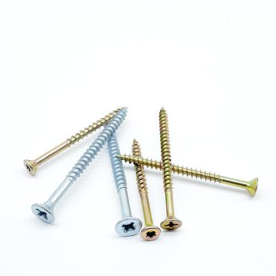 China C1022A Flat Stainless Metal Chipboard Screw Nails For Furniture Use Wood Usage for sale