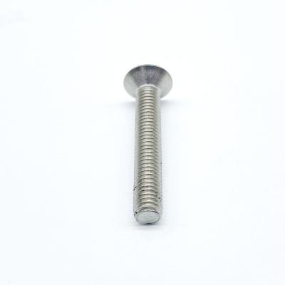 China Anti-Corrosion Ability Screws Fasteners Sewing DIN7991 M6 Carbon Zinc Stainless Steel Countersunk 304 Machine Screw for sale