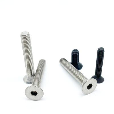 China DIN7991 Capacity Machine Screw Anti-Corrosion Flat Socket Head Screws For Mechanical Hardware M2.5---M12 ISO9001 for sale