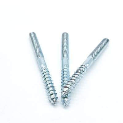 China Double Headed Plate Bolts Wood Self Tapping Screw Joint Furniture Legs Screws for sale