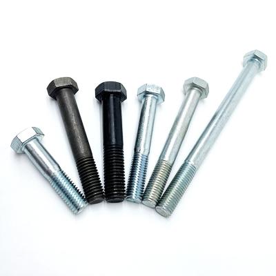 China Industry M8 Hex Head Bolt Grade 4.8 / 8.8 / 10.9 / 12.9 Half Thread Hex Bolt And Nut Pernos Din 931 for sale